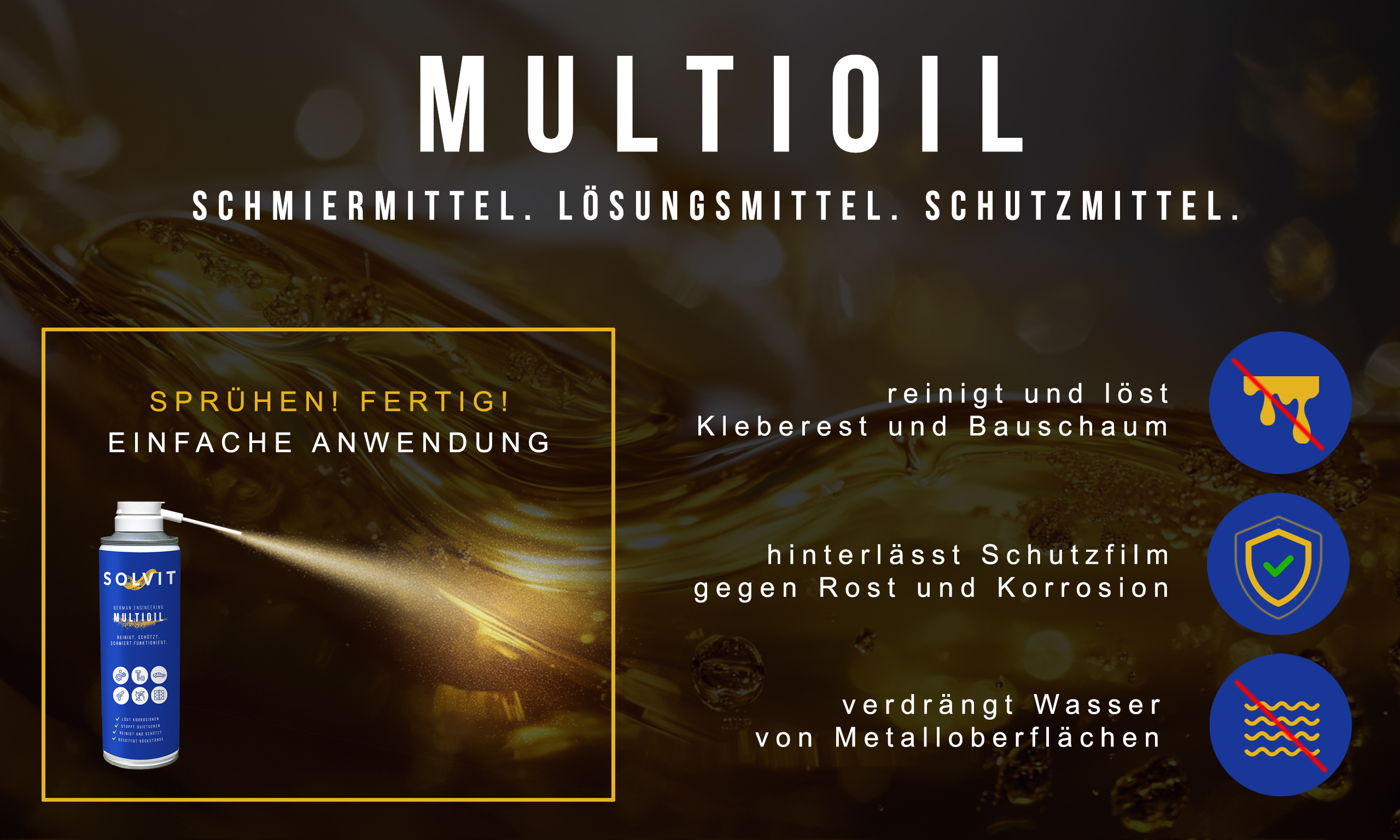 Solvit Multioil - Profi Lösungsmittel und Schmiermittel