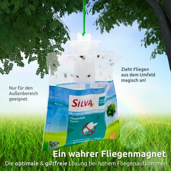 SILVA Fliegenfalle Outdoor (Monitoring) - 2er Set