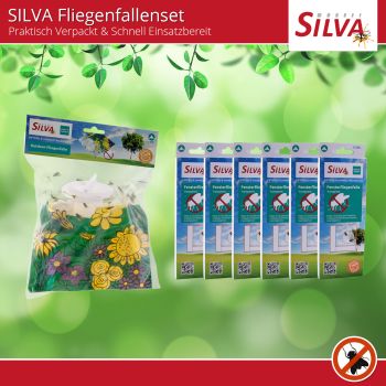 Silva Monitoring Fliegenfalle Outdoor 1er + Silva Fliegenfalle Transparent 36er