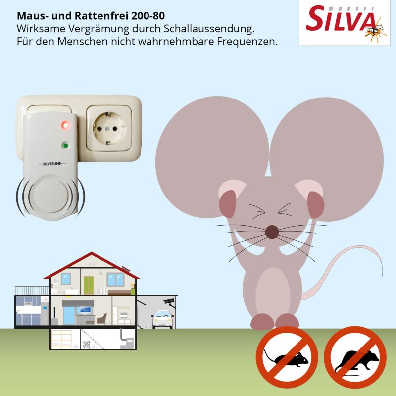 SILVA e.K. - SILVATRONIC Maus- und Rattenfrei 200-80